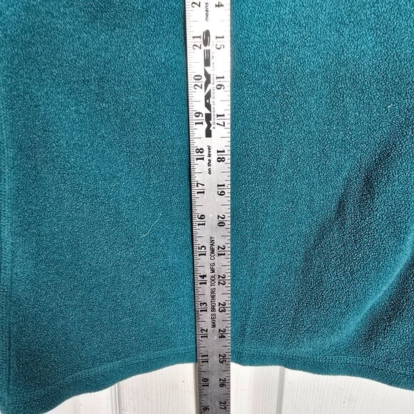 The North Face 1/4‎ Zip Pull Over Fleece Shirt Jacket Medium Women's Green - Picture 7 of 8